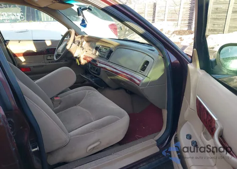 2001 Mercury Grand Marquis Gs из США, поврежденный, VIN 2MEFM74W41X660632